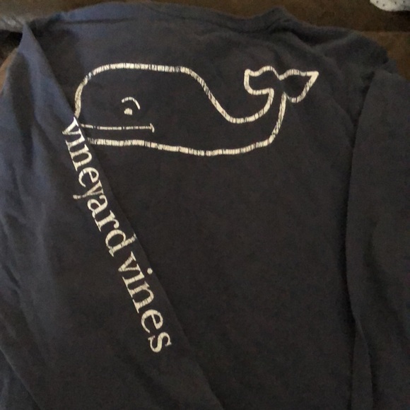 Child L Vineyard vines L blue long sleeve top - Picture 3 of 4